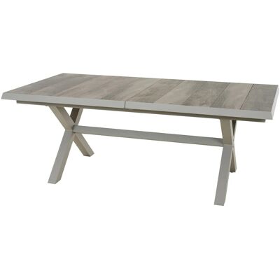 Siena Garden Gartentisch ausziehbar Keramik Washed Grey 100 cm x 200 cm Siena Garden Gartentisch ausziehbar Keramik Washed Grey 100 cm x 200 cm