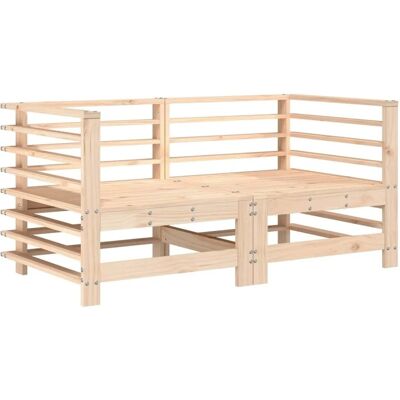 vidaXL Gartenecksofas Outdoor Ecksofa 2 Stück Massivholz Kiefer vidaXL Gartenecksofas Outdoor Ecksofa 2 Stück Massivholz Kiefer