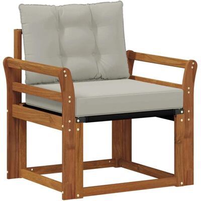 vidaXL Outdoor-Sofagarnitur Massives Akazienholz und Textilene 3436299 vidaXL Outdoor-Sofagarnitur Massives Akazienholz und Textilene 3436299