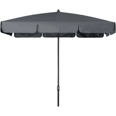 Doppler Balkonschirm 115 cm x 188 cm Anthrazit mit Push-Up Mechanik Doppler Balkonschirm 115 cm x 188 cm Anthrazit mit Push-Up Mechanik
