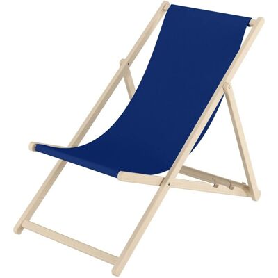 Erst-Holz Gartenliege Strandstuhl Holzstuhl aus Buche 10-100 Blau Erst-Holz Gartenliege Strandstuhl Holzstuhl aus Buche 10-100 Blau