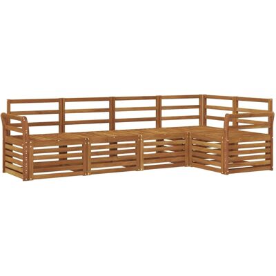 vidaXL Sofagarnituren 5 Tlg Natur Massivholz Akazie 3374809 vidaXL Sofagarnituren 5 Tlg Natur Massivholz Akazie 3374809
