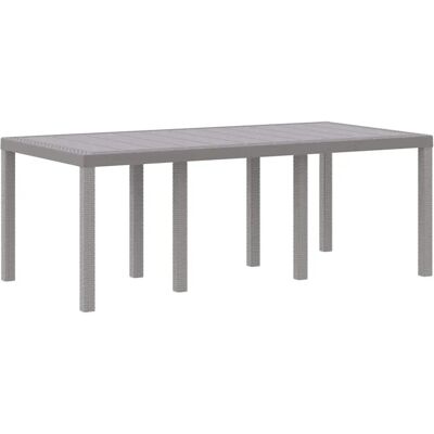Vidaxl Gartentisch - Rechteckig, UV-beständig, Leicht Zusammenzubauen Vidaxl Gartentisch - Rechteckig, UV-beständig, Leicht Zusammenzubauen