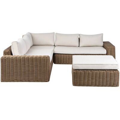 Beliani Gartenset - Modulares Outdoor Rattanmöbel Beliani Gartenset - Modulares Outdoor Rattanmöbel