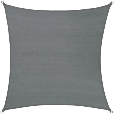 Tectake Sonnensegel Rechteckig Mit Uv Schutz 50 Für Balkon Garten und Terrasse 4 x 4 M 400 x 400 x 1 cm Grau Tectake Sonnensegel Rechteckig Mit Uv Schutz 50 Für Balkon Garten und Terrasse 4 x 4 M 400 x 400 x 1 cm Grau