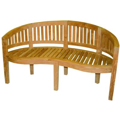 Lex Premium Teak Gartenbank Banana Sitzbank Holzbank Teakbank Parkbank 150cm Lex Premium Teak Gartenbank Banana Sitzbank Holzbank Teakbank Parkbank 150cm