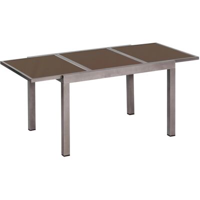 MERXX Amalfi Gartentisch - Ausziehbarer Rechteckiger Tisch - Gartentisch MERXX Amalfi Gartentisch - Ausziehbarer Rechteckiger Tisch - Gartentisch