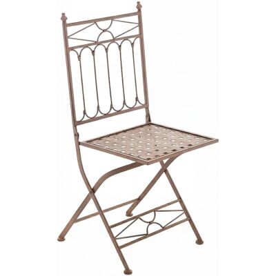 DELUKE Gartenstuhl FINN 40x40x95cm Metall Antik-Braun Klappstuhl Garten Outdoor-Stuhl DELUKE Gartenstuhl FINN 40x40x95cm Metall Antik-Braun Klappstuhl Garten Outdoor-Stuhl