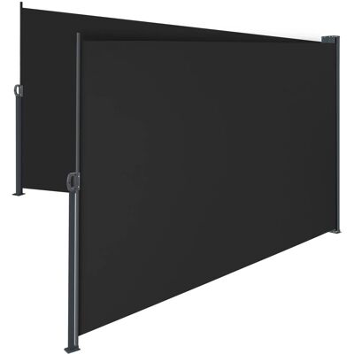 Tectake Doppel Seitenmarkise 180 x 600 cm Wetterfest Blickdicht 180 x 600 cm 9 x 600 x 180 cm Schwarz Tectake Doppel Seitenmarkise 180 x 600 cm Wetterfest Blickdicht 180 x 600 cm 9 x 600 x 180 cm Schwarz