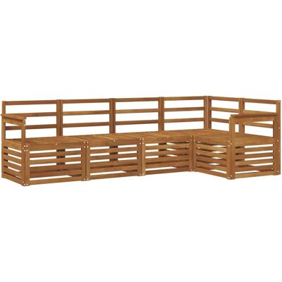vidaXL Sofagarnituren 5 Tlg Natur Massivholz Akazie 3374794 vidaXL Sofagarnituren 5 Tlg Natur Massivholz Akazie 3374794