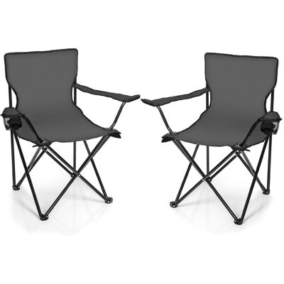 BigDean 2 Stück Faltstuhl Dunkelgrau Campingstuhl Anglerstuhl Mit Getränkehalter Tragetasche Anglersessel Klappbar Klappstuhl Gartenstuhl Faltstuhl BigDean 2 Stück Faltstuhl Dunkelgrau Campingstuhl Anglerstuhl Mit Getränkehalter Tragetasche Anglersessel Klappbar Klappstuhl Gartenstuhl Faltstuhl