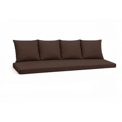 Setgarden Mix Bench Kissen Outdoor Kissen Bankauflage 180x50+4x50x56cm Kissen Für 3-Sitzer Bänke 1tlg 1tlg Braun Setgarden Mix Bench Kissen Outdoor Kissen Bankauflage 180x50+4x50x56cm Kissen Für 3-Sitzer Bänke 1tlg 1tlg Braun