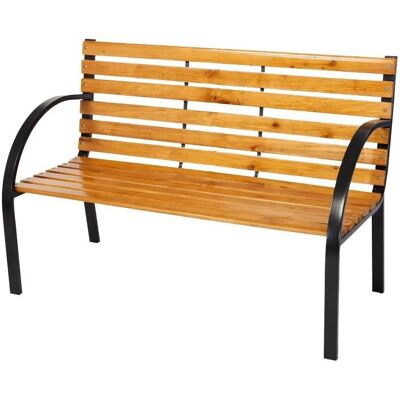 Lex Parkbank Tannenholz Gartenbank Sitzbank Holz Metall Balkon Terrasse 122x80cm Lex Parkbank Tannenholz Gartenbank Sitzbank Holz Metall Balkon Terrasse 122x80cm