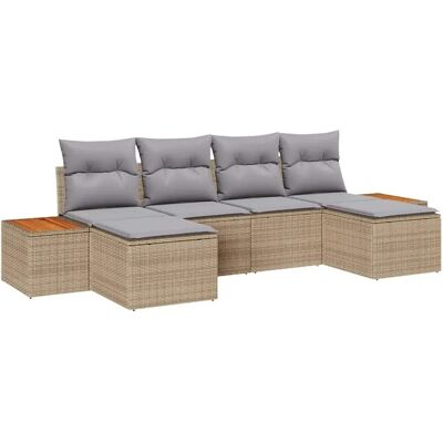 Haven Modulares Gartensofa-Set - 6 Sitze Outdoor Lounge Haven Modulares Gartensofa-Set - 6 Sitze Outdoor Lounge