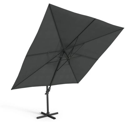 Kettler Ampelschirm Sonnenschirm EASY MOVE 300 X 300cm mit Schutzhaube Anthrazit Kettler Ampelschirm Sonnenschirm EASY MOVE 300 X 300cm mit Schutzhaube Anthrazit