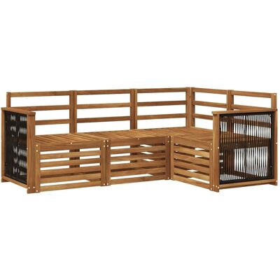 vidaXL Sofagarnituren 4 Stk Massivholz Akazie 3384290 vidaXL Sofagarnituren 4 Stk Massivholz Akazie 3384290