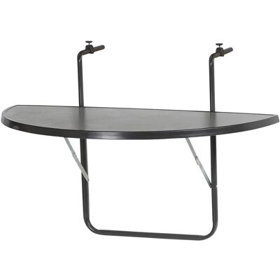 - Alco Balkonhängetisch Balkontisch Anthrazit halbrund 100x50 cm - Alco Balkonhängetisch Balkontisch Anthrazit halbrund 100x50 cm