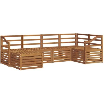 vidaXL Sofagarnituren 6 Tlg Natur Massivholz Akazie 3375104 vidaXL Sofagarnituren 6 Tlg Natur Massivholz Akazie 3375104