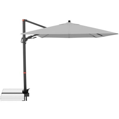 DOPPLER - MyZone - Hellgrau - 210x210 cm - Parasol DOPPLER - MyZone - Hellgrau - 210x210 cm - Parasol