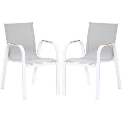 Vente-unique Gartenstuhl Zeyva Weiß 52 cm Vente-unique Gartenstuhl Zeyva Weiß 52 cm
