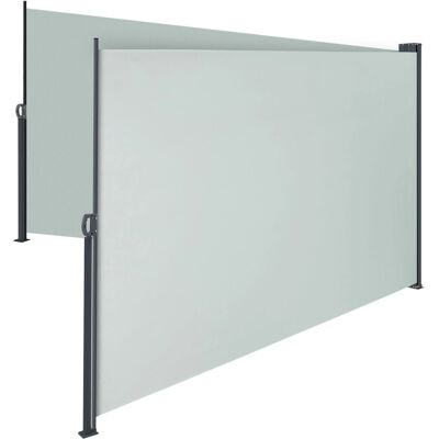 Tectake Doppel Seitenmarkise 160 x 600 cm Wetterfest Blickdicht 160 x 600 cm 9 x 600 x 160 cm Grau Tectake Doppel Seitenmarkise 160 x 600 cm Wetterfest Blickdicht 160 x 600 cm 9 x 600 x 160 cm Grau