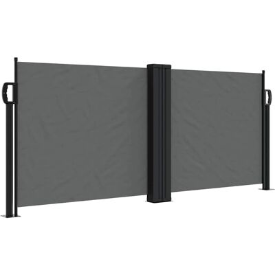 vidaXL Seitenmarkise Ausziehbar Anthrazit 100x600 cm 4004583 vidaXL Seitenmarkise Ausziehbar Anthrazit 100x600 cm 4004583
