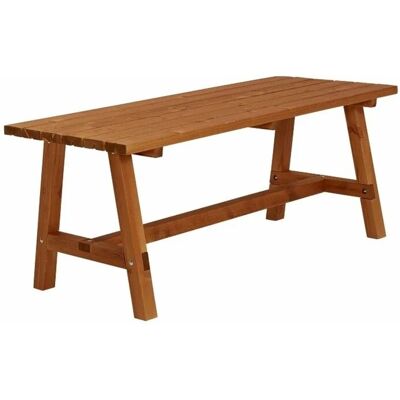 PLUS Country Gartentisch 177 cm Farbgrundiert Teak aus Kiefer/Fichte FSC MIX 70 % PLUS Country Gartentisch 177 cm Farbgrundiert Teak aus Kiefer/Fichte FSC MIX 70 %