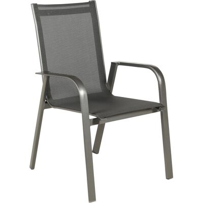 Acamp Set 4x Stapelsessel Urban 54 cm x 60 cm x 82 cm Anthrazit-Carbon Acamp Set 4x Stapelsessel Urban 54 cm x 60 cm x 82 cm Anthrazit-Carbon