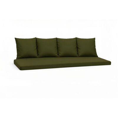 Setgarden Mix Bench Kissen Outdoor Kissen Bankauflage 180x60+4x50x56cm Kissen Für 3-Sitzer Bänke 1tlg Grün Setgarden Mix Bench Kissen Outdoor Kissen Bankauflage 180x60+4x50x56cm Kissen Für 3-Sitzer Bänke 1tlg Grün
