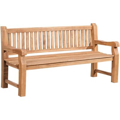 DELUKE Gartenbank Teakbank DEGAD Holz Teak 180x61x93cm Holzbank 180cm Bank Mit Lehne Wetterfest Bank Garten Terrasse DELUKE Gartenbank Teakbank DEGAD Holz Teak 180x61x93cm Holzbank 180cm Bank Mit Lehne Wetterfest Bank Garten Terrasse