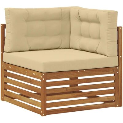 vidaXL Outdoor Ecksofa Massivholz Akazie Natur 900571 vidaXL Outdoor Ecksofa Massivholz Akazie Natur 900571
