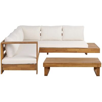 Beliani Lounge Set MARETTIMO Cremeweiß Beliani Lounge Set MARETTIMO Cremeweiß