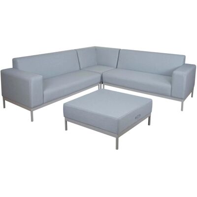 MCW Alu-Garten-Garnitur C47 4-teilig Blau ohne Ablage ohne Kissen MCW Alu-Garten-Garnitur C47 4-teilig Blau ohne Ablage ohne Kissen
