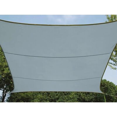 Perel Sonnensegel Lichtgrau Quadratisch 5 x 5 m Perel Sonnensegel Lichtgrau Quadratisch 5 x 5 m