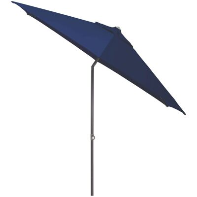 Kettler Marktschirm Ø 300 cm Anthrazit-Blau mit Knickfunktion Kettler Marktschirm Ø 300 cm Anthrazit-Blau mit Knickfunktion