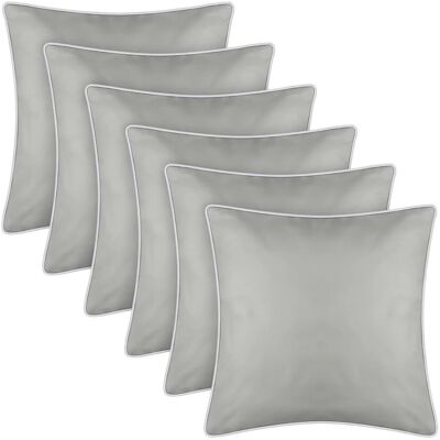 Bestlivings Outdoor Kissen mit Weißer Paspel Beige 6 Stück 6er Pack Bestlivings Outdoor Kissen mit Weißer Paspel Beige 6 Stück 6er Pack
