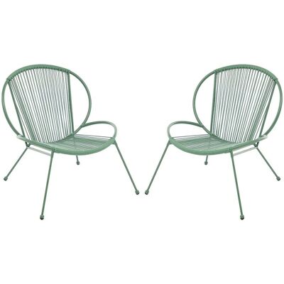 Vente-unique Gartensessel Nikao Khaki 69 cm Vente-unique Gartensessel Nikao Khaki 69 cm