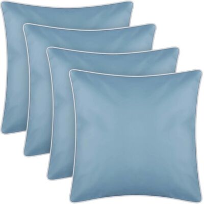Bestlivings Outdoor Kissen mit Weißer Paspel Türkis 4 Stück 4er Pack Bestlivings Outdoor Kissen mit Weißer Paspel Türkis 4 Stück 4er Pack