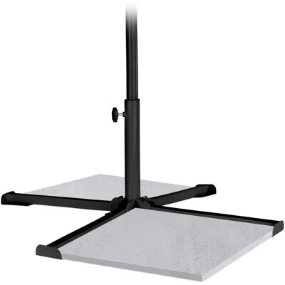 Relaxdays Sonnenschirmständer Stahl Schwarz Klappbar 31 cm x 85 cm x 85 cm Relaxdays Sonnenschirmständer Stahl Schwarz Klappbar 31 cm x 85 cm x 85 cm