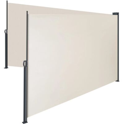 Tectake Doppel Seitenmarkise 160 x 600 cm Wetterfest Blickdicht 160 x 600 cm 9 x 600 x 160 cm Beige Tectake Doppel Seitenmarkise 160 x 600 cm Wetterfest Blickdicht 160 x 600 cm 9 x 600 x 160 cm Beige
