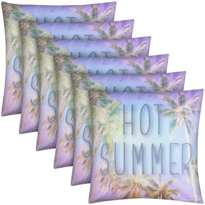 Bestlivings Outdoor Kissen mit Strandmotiv Hot Summer 6 Stück 6er Pack Bestlivings Outdoor Kissen mit Strandmotiv Hot Summer 6 Stück 6er Pack