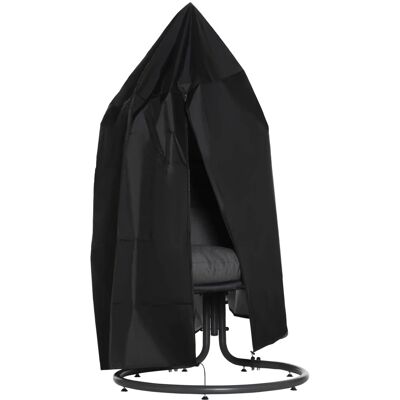 Outsunny Möbelabdeckung Oxford-Gewebe Schwarz 115L x 115B x 190H cm Outsunny Möbelabdeckung Oxford-Gewebe Schwarz 115L x 115B x 190H cm