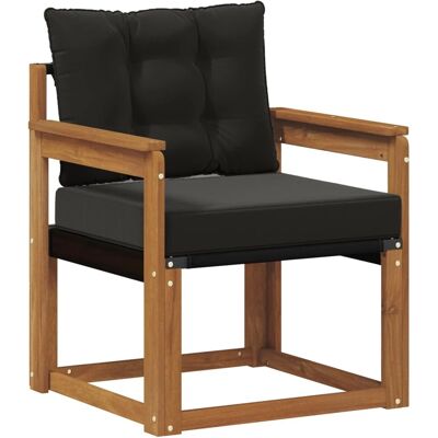 vidaXL 2 Stück Outdoor-Sofagarnitur Massives Akazienholz und Textilene 3436292 vidaXL 2 Stück Outdoor-Sofagarnitur Massives Akazienholz und Textilene 3436292