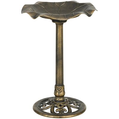 Outsunny Vogeltränke mit Ständer Kunststoff Bronze Ø50 × 71Hcm Outsunny Vogeltränke mit Ständer Kunststoff Bronze Ø50 × 71Hcm