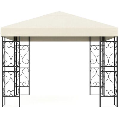 Vente-unique Pergola Fidala Schwarz 300 cm Vente-unique Pergola Fidala Schwarz 300 cm