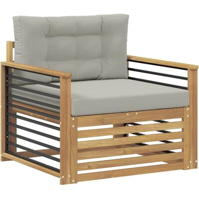 vidaXL Outdoor-Sofa Polyester Weiß 3439148 vidaXL Outdoor-Sofa Polyester Weiß 3439148