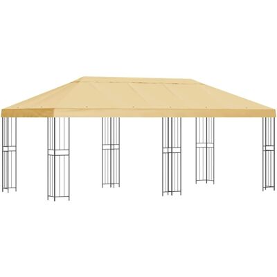 vidaXL Pavillon mit Seitenwänden 6 x 3 m Creme Polyester und Stahl 190 3375983 vidaXL Pavillon mit Seitenwänden 6 x 3 m Creme Polyester und Stahl 190 3375983