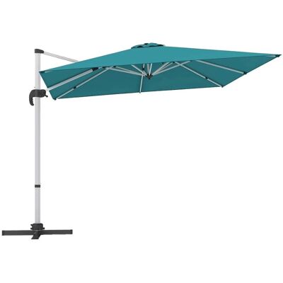 Costway Marktschirm - 295x295cm, 360° Drehung, Blau - Garten & Pool Costway Marktschirm - 295x295cm, 360° Drehung, Blau - Garten & Pool