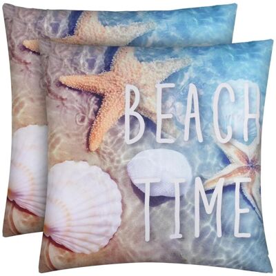Bestlivings Outdoor Kissen mit Strandmotiv Beach Time 2 Stück 2er Pack Bestlivings Outdoor Kissen mit Strandmotiv Beach Time 2 Stück 2er Pack