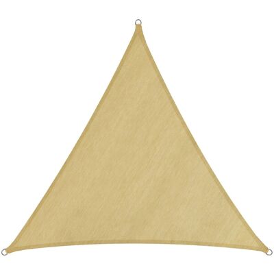Tectake Sonnensegel Dreieckig Mit Uv Schutz 50 Für Balkon Garten und Terrasse 3 x 3 x 3 M 300 x 300 x 300 cm Beige Tectake Sonnensegel Dreieckig Mit Uv Schutz 50 Für Balkon Garten und Terrasse 3 x 3 x 3 M 300 x 300 x 300 cm Beige